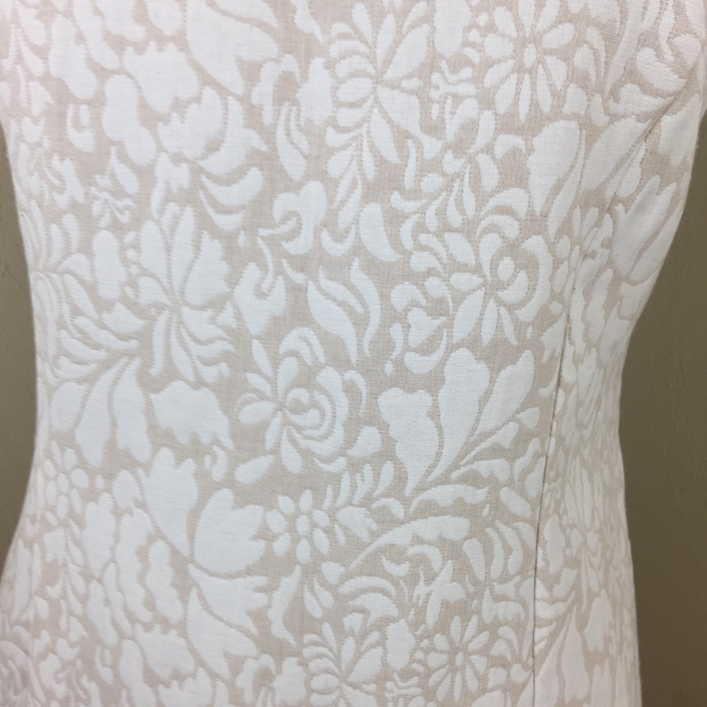 Coldwater Creek. Dress. Tan/Cream. Sz. 8. - Picture 3 of 10